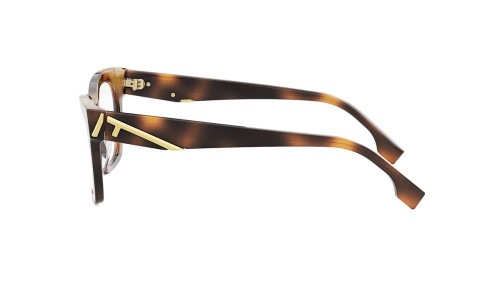 Fendi FE50073I - 053 - 52 Montature ottiche Havanna Square