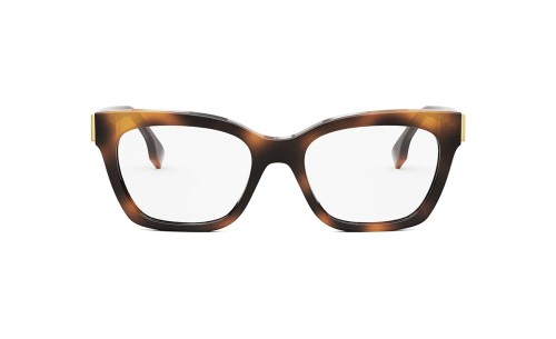 Fendi FE50073I - 053 - 52 Montature ottiche Havanna Square