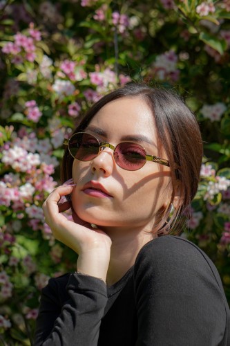MIU MIU MU B51S - 7OE30Y - 47 Occhiali da sole Bronze Oval