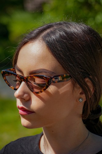 MIU MIU MU B11SU - 14L4I0 - 55 Occhiali da sole Cat Eye