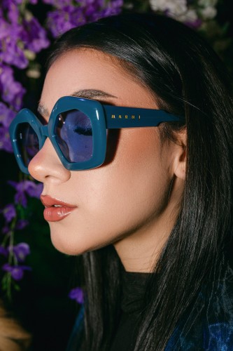 Marni LP4 Laughing Waters Blue - 51 Occhiali da sole Blue Square