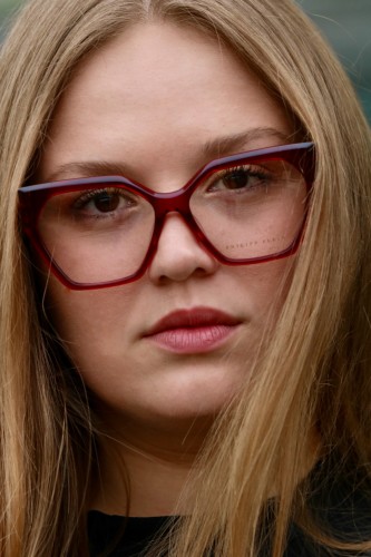 Philipp Plein VPP068S QUEEN - 0V64 - 57 Montature ottiche Red Cat Eye