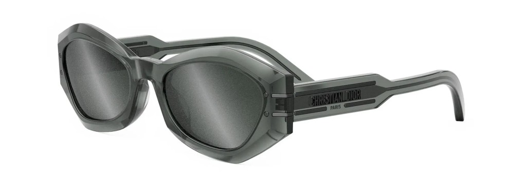 Dior DIORSIGNATURE B1U - 45A7 WO - 55 Occhiali da sole Gray Oval