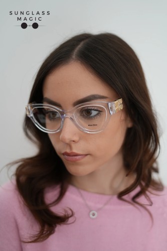 MIU MIU MU 01VV ​ - ​2AZ1O1 - ​52 Montature ottiche Transparent
