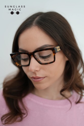 MIU MIU MU 02XV - ​VAU1O1 - ​54 Montature ottiche Havanna Square