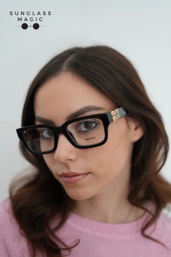 MIU MIU MU 02XV - ​1AB1O1 - ​54 Montature ottiche Black Square