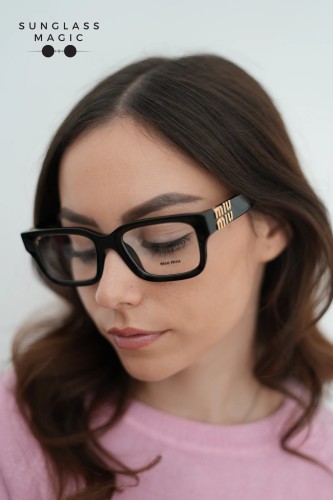 MIU MIU MU 02XV - ​1AB1O1 - ​54 Montature ottiche Black Square