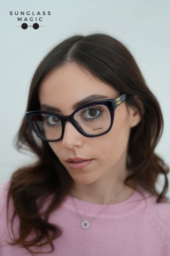 MIU MIU MU 05XV - ​08Q1O1 - ​54 Montature ottiche Dark Blue Cat Eye