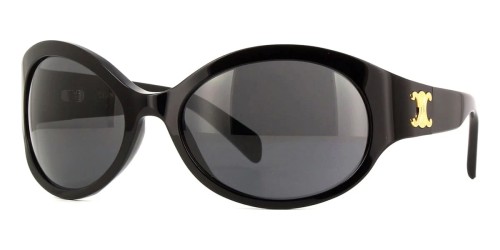 Celine CL40271I - 01A - 62 Occhiali da sole Black Oval