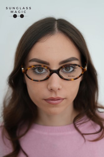 MIU MIU MU 01XV - 19P1O1 - 50 Montature ottiche Havanna Oval