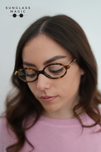 MIU MIU MU 01XV - 19P1O1 - 50 Montature ottiche Havanna Oval