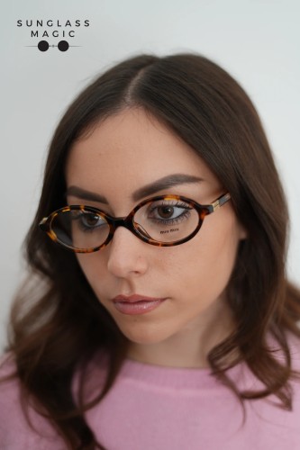 MIU MIU MU 01XV - VAU1O1 - 50 Montature ottiche Havanna Oval