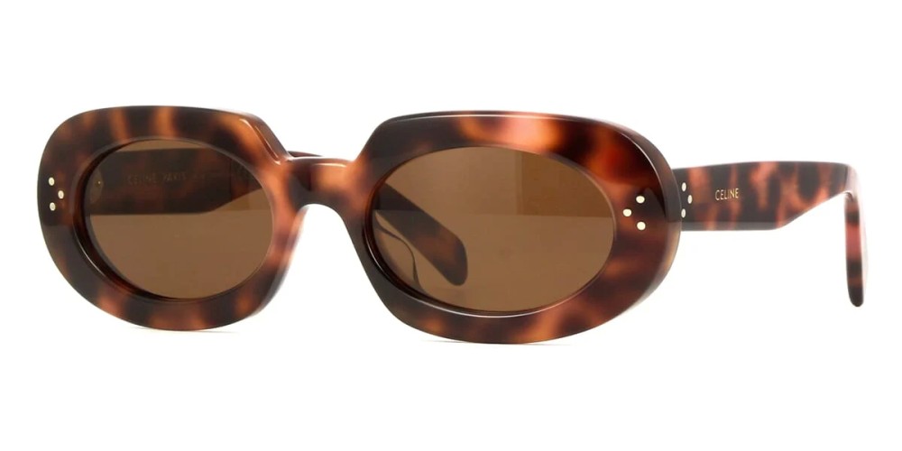 Celine CL40276U - 53E - 54 Occhiali da sole Havana Cat Eye