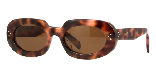 Celine CL40276U - 53E - 54 Occhiali da sole Havana Cat Eye
