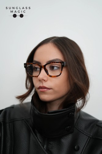 Off-White OERJ056 - 6000 - 53 Montature ottiche Havanna Cat Eye