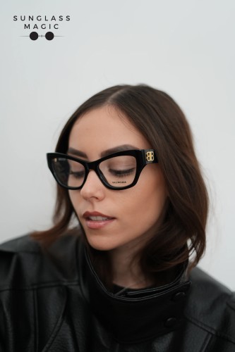 Balenciaga BB0362O - 001 - 54 Montature ottiche Black Cat Eye