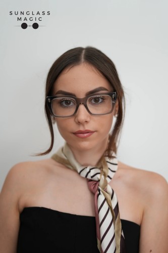 Fendi FE50094F - 020 - 52 Montature ottiche Gray Square