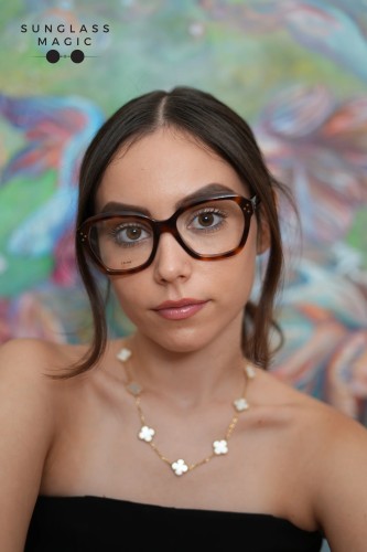 Celine CL50100I - 053 - 54 Montature ottiche Havana Square