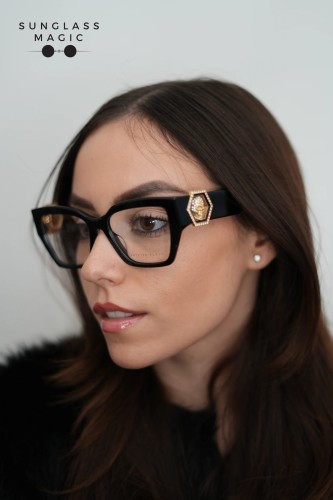 Philipp Plein VPP164S CAPTURE CRYSTAL - 700Y - 54 Montature ottiche Black Square