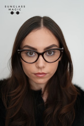 Philipp Plein VPP052 CATEYES - 0752 - 54 Montature ottiche Havanna Cat Eye