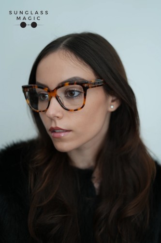 Philipp Plein VPP051 FLYING BUTTERFLY - 0728 - 55 Montature ottiche Havanna Cat Eye