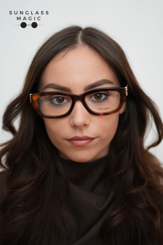 Saint Laurent SL M153 OPT - 003 - 55 Montature ottiche Havanna