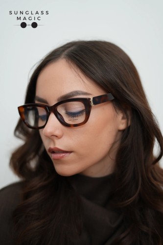 Saint Laurent SL M153 OPT - 003 - 55 Montature ottiche Havanna