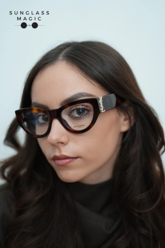 Saint Laurent SL M94 OPT - 002 - 53 Montature ottiche Havanna Cat Eye