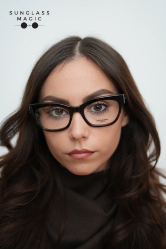 Saint Laurent SL643 - 006 - 54 Montature ottiche Havanna Square