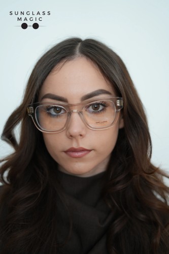 Saint Laurent SL698 - 004 - 50 Montature ottiche Transparent Square