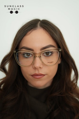 Saint Laurent SL548 SLIM OPT - 005 - 55 Montature ottiche Transparent Square
