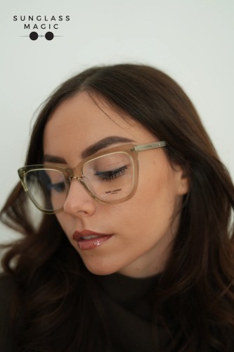 Saint Laurent SL548 SLIM OPT - 005 - 55 Montature ottiche Transparent Square