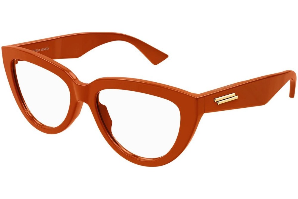 Bottega Veneta BV1259O - 004 - 54 Montature ottiche Orange Pillow (Rounded)