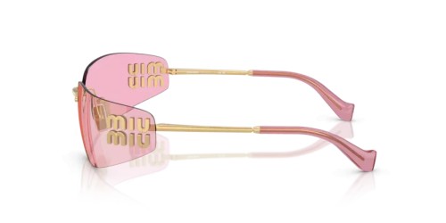 MIU MIU MU A51S - 5AK90Y - 75 Occhiali da sole Gold Rectangle
