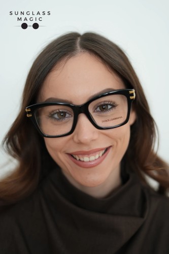 DOLCE & GABBANA DG3419 - ​501 - ​54 Montature ottiche Black Square