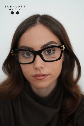DOLCE & GABBANA DG3420 - ​501 - ​54 Montature ottiche Black Square