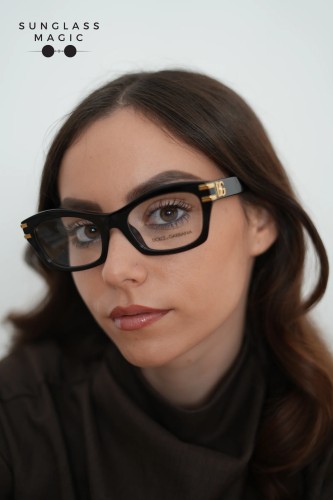 DOLCE & GABBANA DG3420 - ​501 - ​54 Montature ottiche Black Square