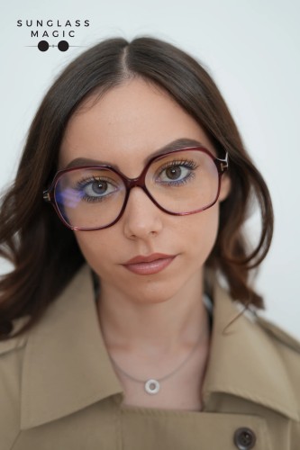Tom Ford TF6062-B - 071 - 57 - CON LENTI CON FILTRO LUCE BLU-VIOLETTA Montature ottiche Burgundy Square