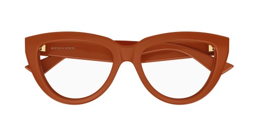 Bottega Veneta BV1259O - 004 - 54 Montature ottiche Orange Pillow (Rounded)