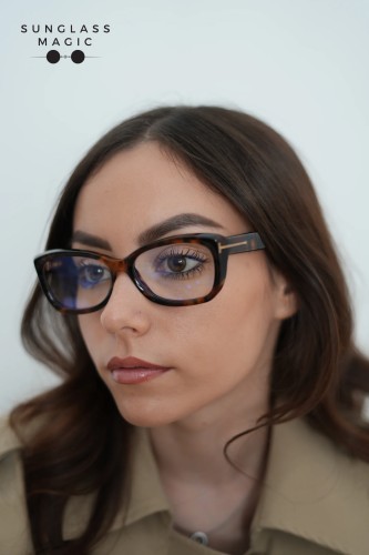 Tom Ford TF6046-B ECO - 052 - 55 - CON LENTI CON FILTRO LUCE BLU-VIOLETTA Montature ottiche