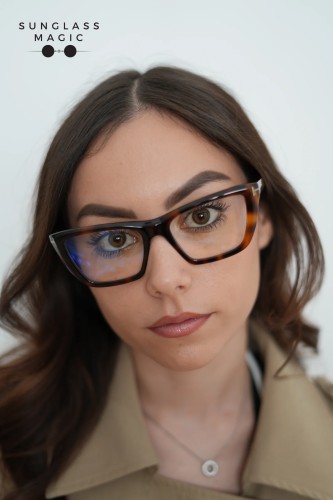 Tom Ford TF6047-B - 053 - 54 - CON LENTI CON FILTRO LUCE BLU-VIOLETTA Montature ottiche Havana
