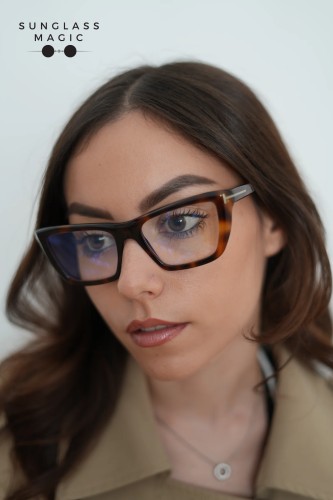 Tom Ford TF6047-B - 053 - 54 - CON LENTI CON FILTRO LUCE BLU-VIOLETTA Montature ottiche Havana
