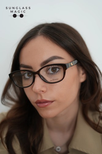 Gucci GG0639OA - 002 - 53 Montature ottiche Havanna Square