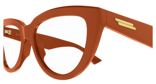Bottega Veneta BV1259O - 004 - 54 Montature ottiche Orange Pillow (Rounded)