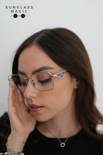 PRADA PR A51V - 1BC1O1 - 55 Montature ottiche Silver