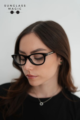 PRADA PR D01VU - 16K1O1 - 52 Montature ottiche Black Oval