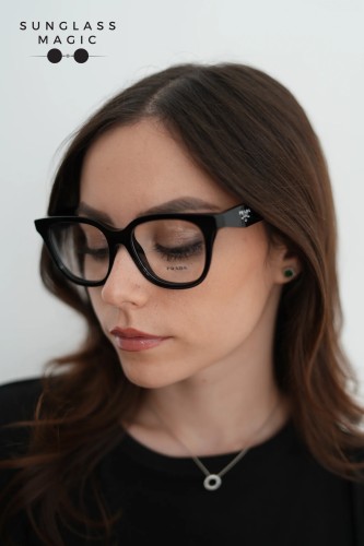 PRADA PR C11V - 16K1O1 - 53 Montature ottiche Black Butterfly