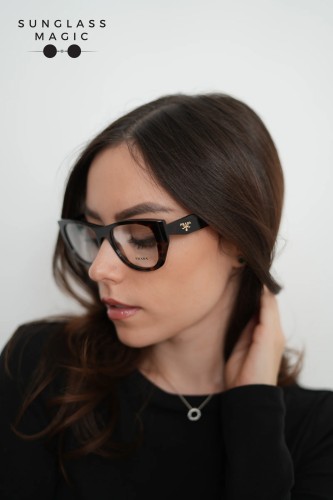 PRADA PR A18V - ​17N1O1 - ​52 Montature ottiche Cat Eye