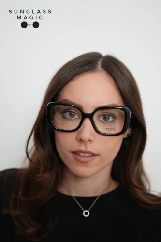 PRADA PR 10ZV - ​1AB1O1 - ​53 Montature ottiche Black Square