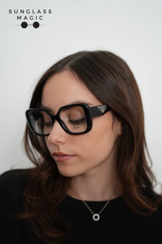 PRADA PR 10ZV - ​1AB1O1 - ​53 Montature ottiche Black Square